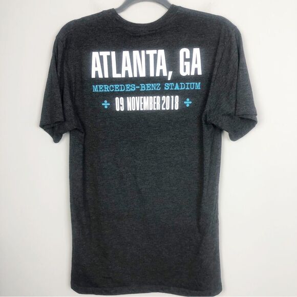 ED SHEERAN | 2018 Concert Tour Tee Dark Gray Atlanta Georgia Unisex Size Medium - Picture 6 of 8